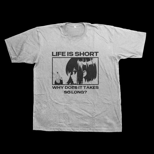 LIFE'S SHORT T-Shirt (White)